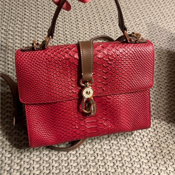 Dooney Bourke Snake Print Handbag - Picture 2 of 7